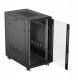 SZAFA INSTALACYJNA RACK STOJĄCA 19" 22U 600X1000 CZARNA DRZWI PRZESZKLONE LANBERG (FLAT PACK) 5