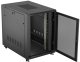 SZAFA INSTALACYJNA RACK STOJĄCA 19" 22U 800X1200 CZARNA DRZWI PERFOROWANE LANBERG (FLAT PACK) 1