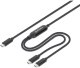 Kabel USB Manhattan USB-C - 2x USB-C 2 m Czarny (355810) 1