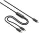 Kabel USB Manhattan USB-C - 2x USB-C 2 m Czarny (355810) 3