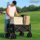 Wózek turystyczny składany Heckermann LY03-C Plażowy ogrodowy do 250 KG 3