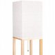 Lampa Stojąca Podłogowa DREWNIANA 2w1 PÓŁKA REGAŁ 160cm Do Czytania E27 4