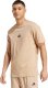 Koszulka męska adidas Essentials Small Logo Single Jersey beżowa JX5657 M 1