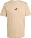 Koszulka męska adidas Essentials Small Logo Single Jersey beżowa JX5657 M 2