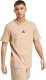 Koszulka męska adidas Essentials Small Logo Single Jersey beżowa JX5657 M 4