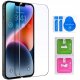 Etui do iPhone 13 | 14 silikonowe BROKAT DIAMOND Szkło ochronne na ekran 9H 3