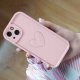 Etui do iPhone 13 | 14 silikonowe MATOWE serce + Szkło ochronne na ekran 9H 3