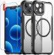 Etui do iPhone 13 |do MagSafe, Czarne Matowe, Trwałe, Wzmacniane| + Szkło 1