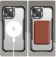 Etui do iPhone 13 |do MagSafe, Czarne Matowe, Trwałe, Wzmacniane| + Szkło 9