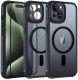 krainaGSM Etui do iPhone 15 do MagSafe MATT CASE WZMACNIANE 360 Szkło 5D PREMIUM 1