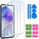 ZESTAW Etui do Samsung A55 5G Matowe Czarne Silikon Slim + 3 SZTUKI SZKŁO 4