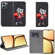 krainaGSM Etui do Realme C61 | C63 MAGNET WZORY CASE PORTFEL + SZKŁO 9H 3