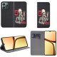 krainaGSM Etui do Realme C61 | C63 MAGNET WZORY CASE PORTFEL + SZKŁO 9H 3