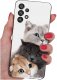 krainaGSM Etui do SAMSUNG A52 | A52s 5G | WZORY | SILIKONOWE MATT SZKŁO 9H 1