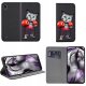Etui do Samsung Galaxy A10 MAGNET WZORY CASE PORTFEL + SZKŁO 9H 2