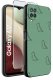 krainaGSM Etui do Samsung Galaxy A12|M12 WZORY |SILIKONOWE MATT CASE + SZKŁO 9H 2