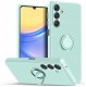 Etui do Samsung Galaxy A15 4G | A15 5G Silicone Ring CASE PLECKI + SZKŁO 9H 1