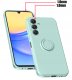 Etui do Samsung Galaxy A15 4G | A15 5G Silicone Ring CASE PLECKI + SZKŁO 9H 5