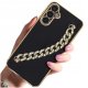 krainaGSM Etui do Samsung Galaxy A15 4G|A15 5G GLAMOUR GOLD CASE + SZKŁO OCHRONNE 9H 1