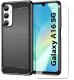 Etui do Samsung Galaxy A16 5G Pancerne Carbon CASE + Szkło OCHRONNE 9H 1