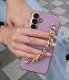 Etui do Samsung Galaxy A25 5G GLAMOUR GOLD CASE + SZKŁO OCHRONNE 9H 4
