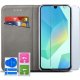 ETUI SKÓRZANE do Samsung Galaxy A16 5G MAGNETYCZNE BOOK CASE TOKRA SZKŁO 9H 2