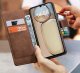 ETUI Z KLAPKĄ do Samsung A25 5G | BRĄZOWE ZAMYKANE CASE + SZKŁO 2