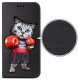 Etui do Xiaomi Mi 11 Lite 4G| 5G MAGNET WZORY CASE PORTFEL + SZKŁO 9H 3