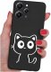 krainaGSM Etui do Xiaomi Redmi 12 4G WZORY |SILIKONOWE MATT CASE + SZKŁO 9H 1