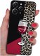 krainaGSM Etui do Xiaomi Redmi 12 4G WZORY |SILIKONOWE MATT CASE + SZKŁO 9H 1