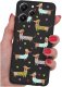 krainaGSM Etui do Xiaomi Redmi 12 4G WZORY |SILIKONOWE MATT CASE + SZKŁO 9H 1