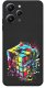 krainaGSM Etui do Xiaomi Redmi 12 4G WZORY |SILIKONOWE MATT CASE + SZKŁO 9H 3