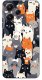 krainaGSM Etui do Xiaomi Redmi 12 4G WZORY |SILIKONOWE MATT CASE + SZKŁO 9H 3