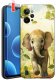 ETUI do Realme C31| WZORY | SILIKONOWE MATT CASE + SZKŁO 9H 1
