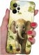 ETUI do Realme C31| WZORY | SILIKONOWE MATT CASE + SZKŁO 9H 2