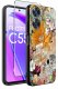 ETUI do Realme C55 WZORY |SILIKONOWE MATT CASE + SZKŁO 9H 2