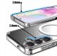 ETUI do Samsung A35 5G WZMACNIANE do MAGSAFE ANTI SHOCK CLEAR CASE + Szkło 4