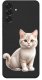 krainaGSM ETUI do Samsung A36 5G | wzory | SILIKONOWE MATT CASE + SZKŁO 9H 3