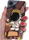 krainaGSM ETUI do iPhone 15 | WZORY | SILIKONOWE MATT CASE + SZKŁO 9H 2