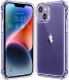 Etui PANCERNE do APPLE iPhone 13 / 14 SILIKON A-SHOCK CLEAR CASE + SZKŁO 9H 5