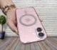 Etui do Apple iPhone 16 BROKATOWE do MagSafe CLEAR SHINE Szkło na ekran 2