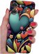 krainaGSM Etui do Motorola G75 5G | WZORY | SILIKONOWE MATT SZKŁO 9H 1