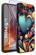krainaGSM Etui do Motorola G75 5G | WZORY | SILIKONOWE MATT SZKŁO 9H 2