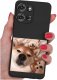 krainaGSM Etui do Motorola G75 5G | WZORY | SILIKONOWE MATT SZKŁO 9H 1