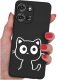 krainaGSM Etui do Motorola G75 5G | wzory | silikonowe matowe szkło 9H 1