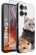 krainaGSM Etui do Motorola G75 5G | WZORY | SILIKONOWE MATT SZKŁO 9H 2