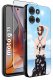 krainaGSM Etui do Motorola G75 5G | wzory | silikonowe matowe szkło 9H 2