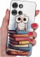 krainaGSM Etui do Motorola G75 5G | wzory | SILIKONOWE MATT SZKŁO 9H 1
