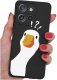 Etui do Motorola Moto EDGE 50 Neo WZORY |SILIKONOWE MATT CASE + SZKŁO 9H 1