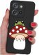 Etui do Motorola Moto EDGE 50 Neo WZORY |SILIKONOWE MATT CASE + SZKŁO 9H 1